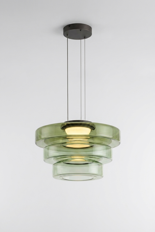 NovaRing Lampe Einzig aus Glas