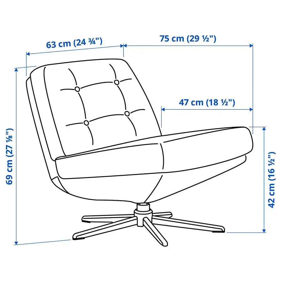Retro Seater 069 – Mid Century Seater mit Cordbezug