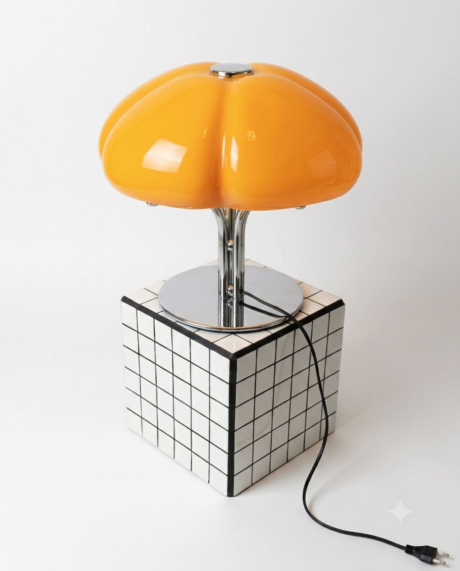 Bauhaus Kürbis Lampe