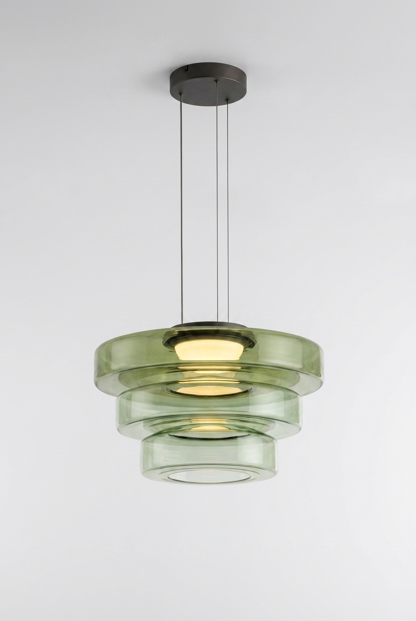 NovaRing Lampe Einzig aus Glas