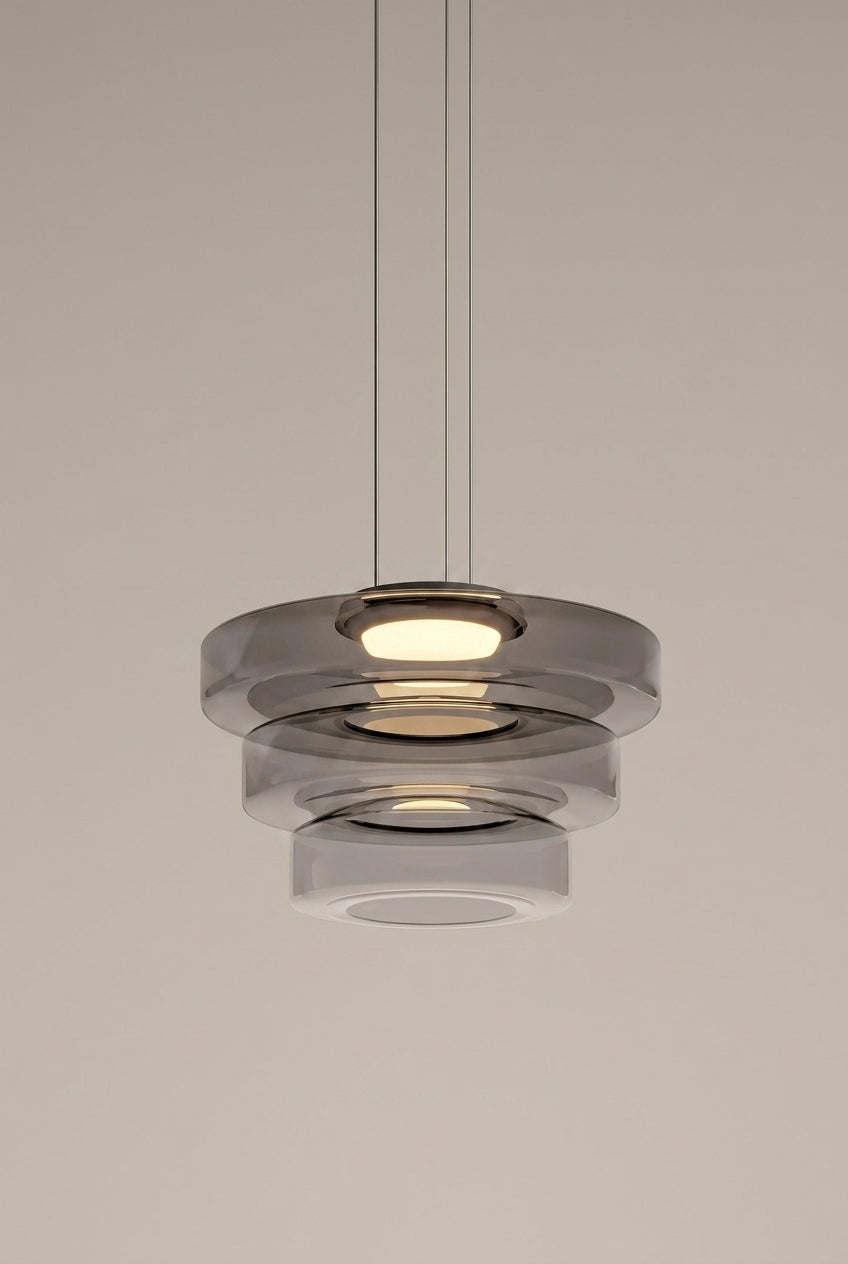 NovaRing Lampe Einzig aus Glas