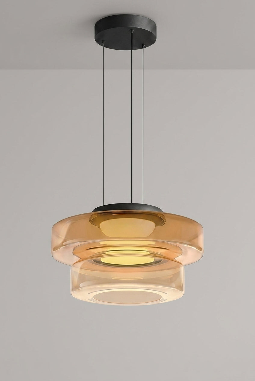 NovaRing Lampe Einzig aus Glas