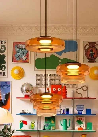 NovaRing Lampe Einzig aus Glas