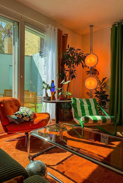 Retro Seater 069 – Mid Century Seater mit Cordbezug