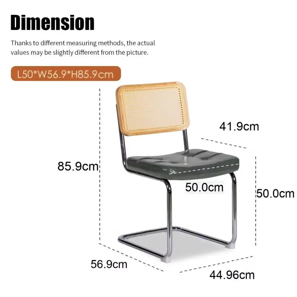 1 Paar Rattan Stühle Schwarz