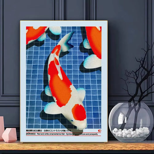 Orange Koi Bild