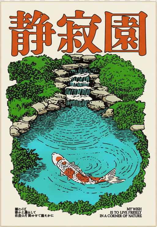 Koi Garden Bild