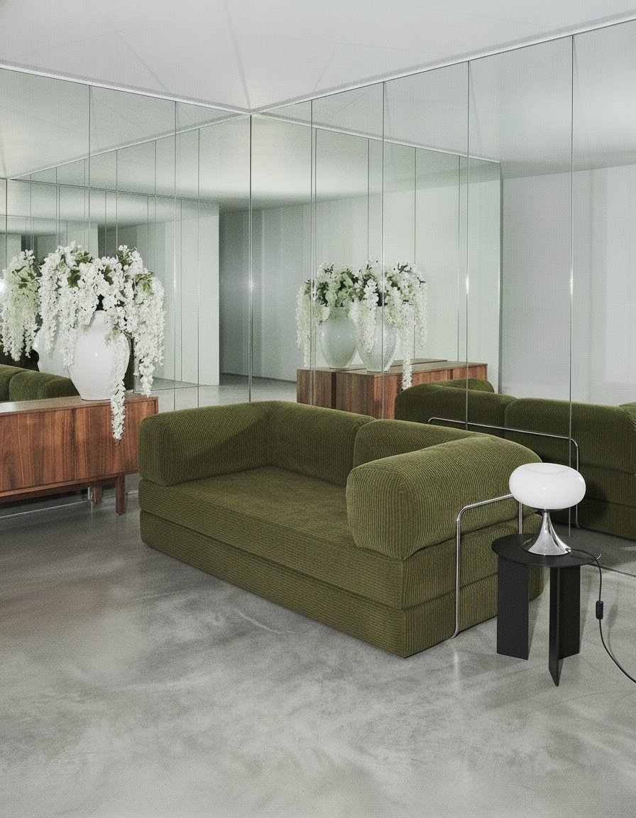 Retro Modulares -Schlaf/Lounge Sofa